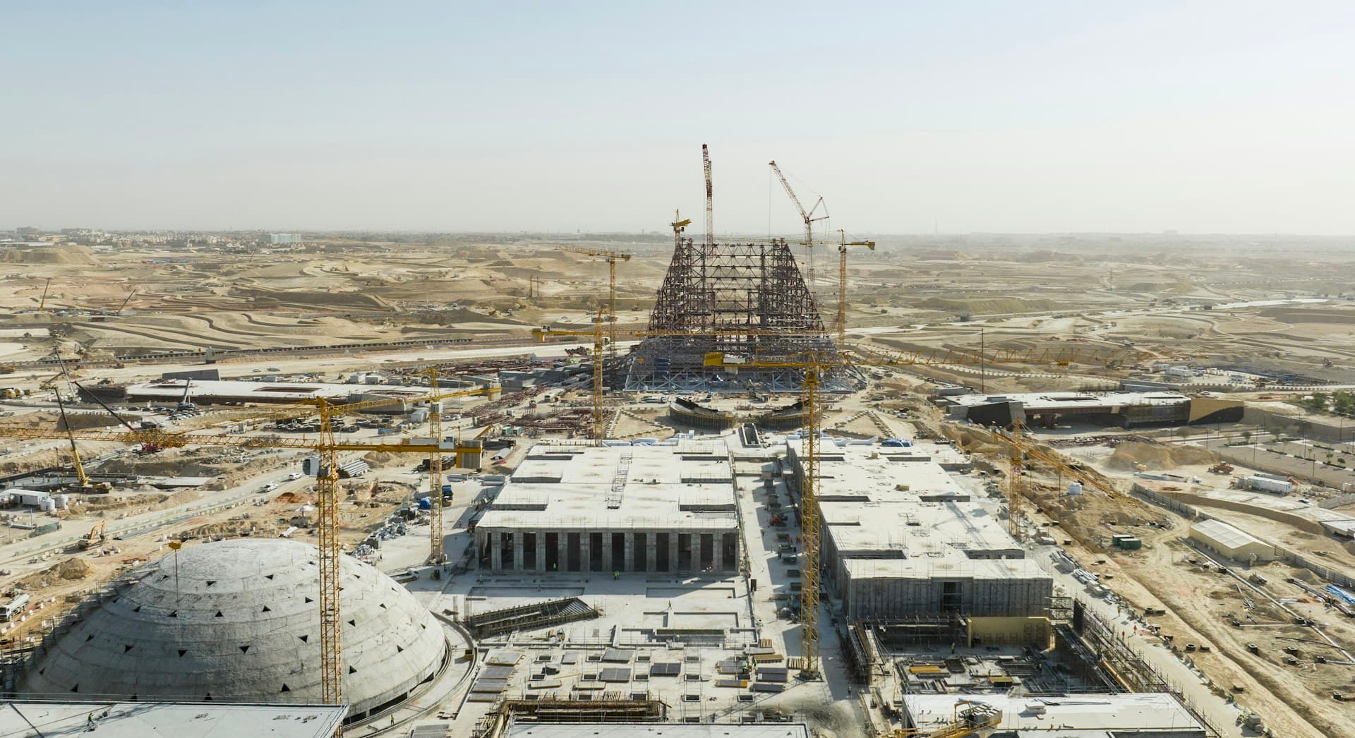 Construction site in Saudi Arabia